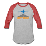 Baseball T-Shirt, I Love Flying