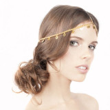 Trendy Hair Decoration Indian Boho Head Chain Pearl Headpiece