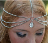 Trendy Hair Decoration Indian Boho Head Chain Pearl Headpiece