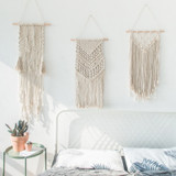 macrame wall hanging handmade nordic tapestry