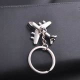 Metal Airplane Key Chain