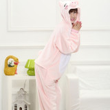Pink Pig Adult Onesie Pajama Costume