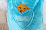 Blue Red Cookie Monster Sesame Adult Onesie Pajama Costume