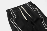 FW Stripe Screen Print Elastic Waist Men's Track Sweatpants