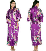 Sexy Silk Satin Kimono Women Robe
