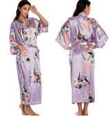 Sexy Silk Satin Kimono Women Robe