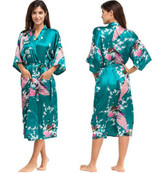 Sexy Silk Satin Kimono Women Robe