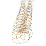 Set of Circle Hoop Earrings