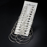 Set of Circle Hoop Earrings