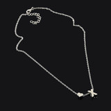 Tiny Dainty Heart Personalized Initial Necklace