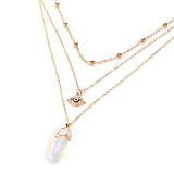 Vintage Opal Stone Choker Necklace