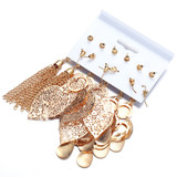 Bohemia Leaves Tassel Drop Earrings For Women