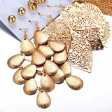 Bohemia Leaves Tassel Drop Earrings For Women