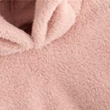 Pink Preppy Bear Ears Teddy Hoodie Women Sweatshirts Pink Preppy Bear Ears Teddy Hoodie Women Sweatshirts