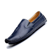 Luxury leather men's loafer shoe