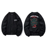 Chinese Dragon Embroidery Windbreaker Jacket Chinese Dragon Embroidery Windbreaker Jacket