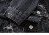 Wolf Embroidery Quality Denim Jacket