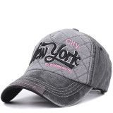 New York Checkered Baseball Hat