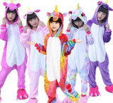 Childrens onesie pajamas for kids - animals hooded pajama set