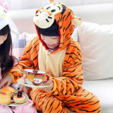 Childrens onesie pajamas for kids - animals pajama set