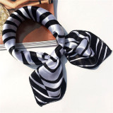 Soft Silk Square Scarf Headband