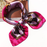 Soft Silk Square Scarf Headband