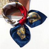 Soft Silk Square Scarf Headband