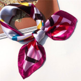 Soft Silk Square Scarf Headband