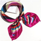 Soft Silk Square Scarf Headband