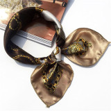 Soft Silk Square Scarf Headband