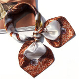 Soft Silk Square Scarf Headband