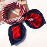 Soft Silk Square Scarf Headband