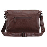 Leather Travel Messenger Bag