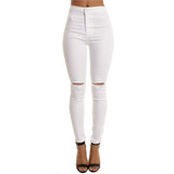 Push Up High Waist Slim Ripped Style Jeans