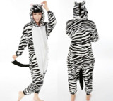 Zebra Adult Onesie Pajamas