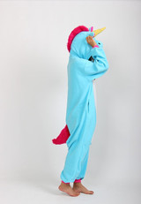 Blue Unicorn Adult Onesie Pajamas