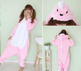 Pink Dinosaur Adult Onesie Pajamas