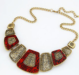 Enamel Geometric Vintage Choker Enamel Geometric Vintage Choker