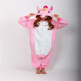 Adult Unicorn Unisex Animal Cosplay Costume Onesie Pajamas