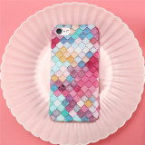 Colorful 3D Scales Phone Case For iPhone 8 & 8 Plus