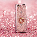 Silicon   Rhinestone Stand Case For iPhone 8 & 8 Plus