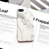 Marble Pattern Silicone Case For iPhone X