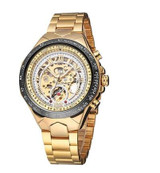 Classic Golden Skeleton Watch