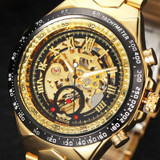 Classic Golden Skeleton Watch