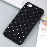 Wine Red Polka Dot iPhone Case