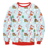 Ugly X-mas Sweater Snowman
