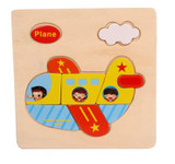 Wooden 3D Puzzle Jigsaw Wooden Toys For Children Cartoon Animal Puzzles Intelligence Kids Children Educational Toy