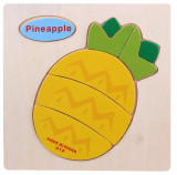 Wooden 3D Puzzle Jigsaw Wooden Toys For Children Cartoon Animal Puzzles Intelligence Kids Children Educational Toy