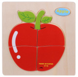 Wooden 3D Puzzle Jigsaw Wooden Toys For Children Cartoon Animal Puzzles Intelligence Kids Children Educational Toy