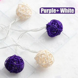 Rattan Ball String Lights